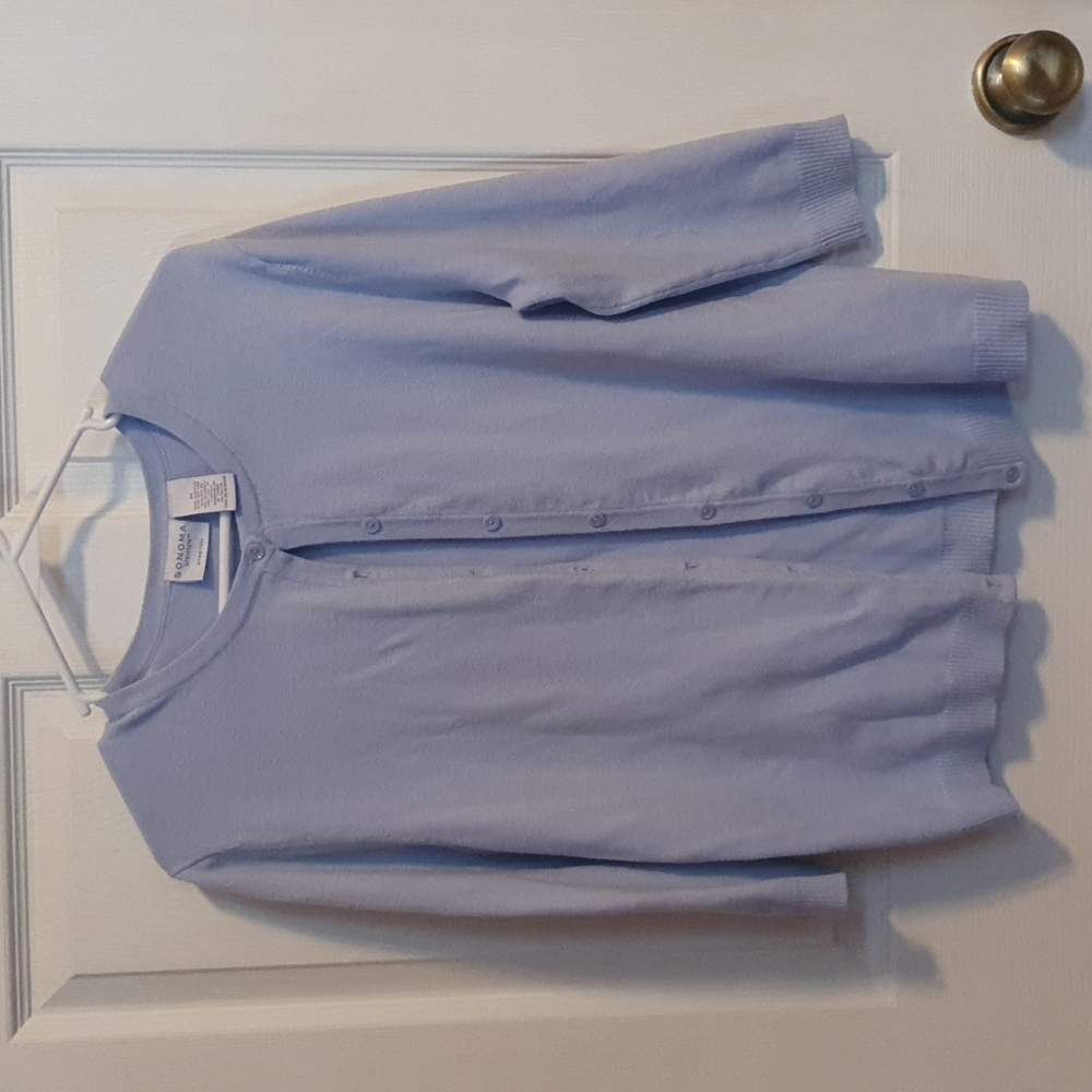 Sonoma Spring Cardigan Sweater - Blue